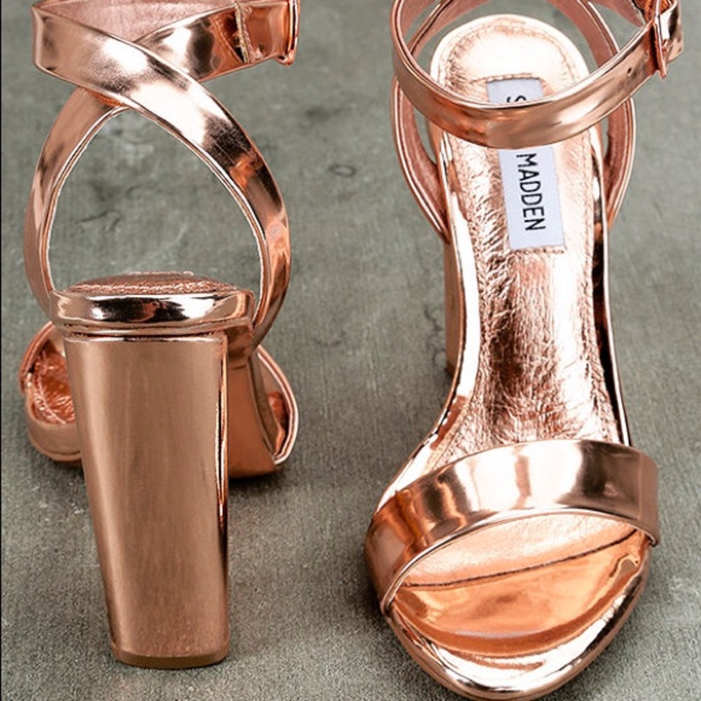 Steve Madden Rose gold Heels
